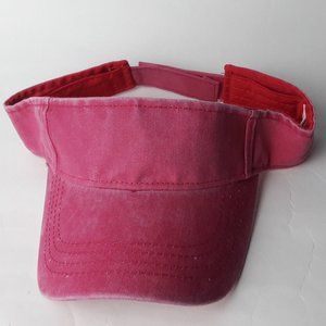 Washed cotton adjustable Sun visor
